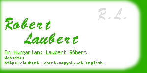 robert laubert business card
